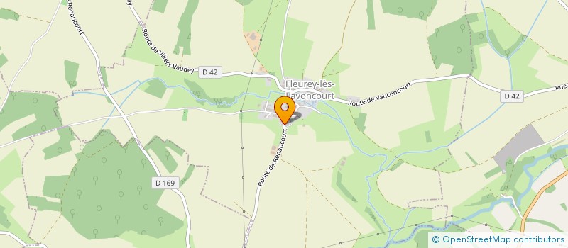localisation de l'entreprise GROUPEMENT FONCIER AGRICOLE LHUILLIER-ANDREY  FLEUREY-LES-LAVONCOURT