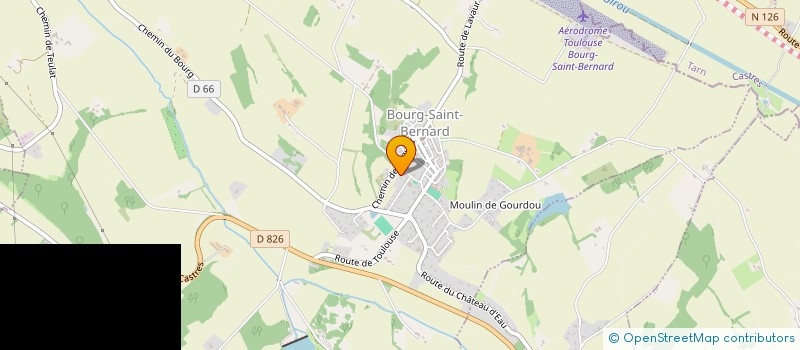 localisation de l'entreprise GROUPEMENT FONCIER AGRICOLE LOUP  BOURG-SAINT-BERNARD