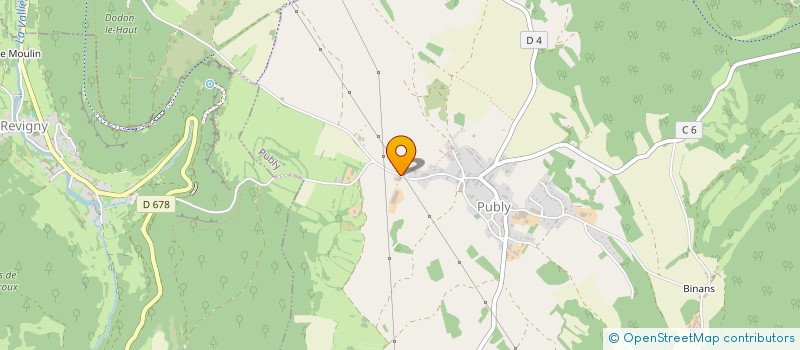 localisation de l'entreprise GROUPEMENT FONCIER AGRICOLE LUGAND  PUBLY