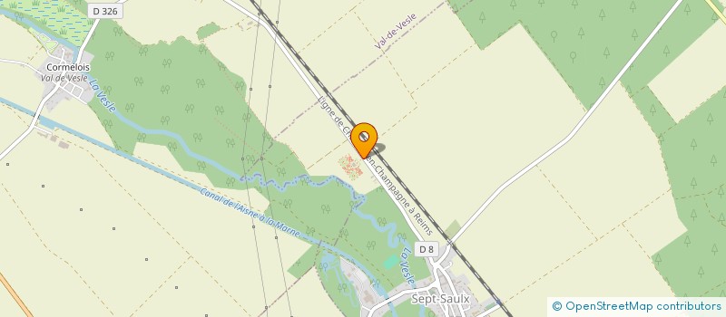 localisation de l'entreprise GROUPEMENT FONCIER AGRICOLE M. MIGNOT  SEPT-SAULX