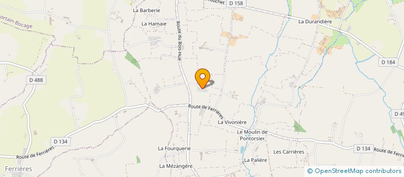 localisation de l'entreprise GROUPEMENT FONCIER AGRICOLE M3A  LE TEILLEUL