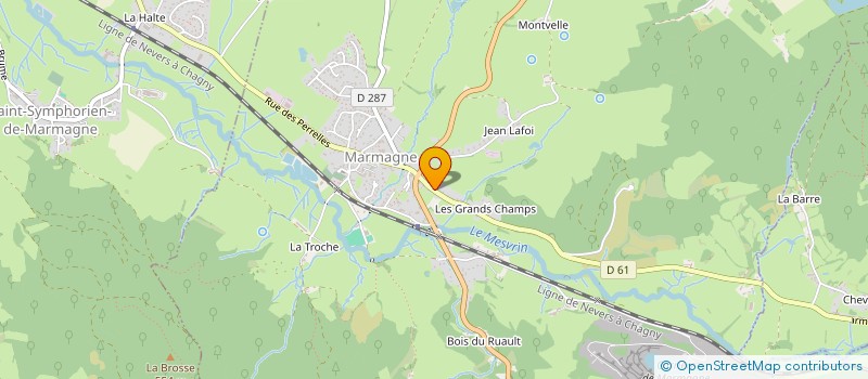 localisation de l'entreprise GROUPEMENT FONCIER AGRICOLE MALORME  MARMAGNE