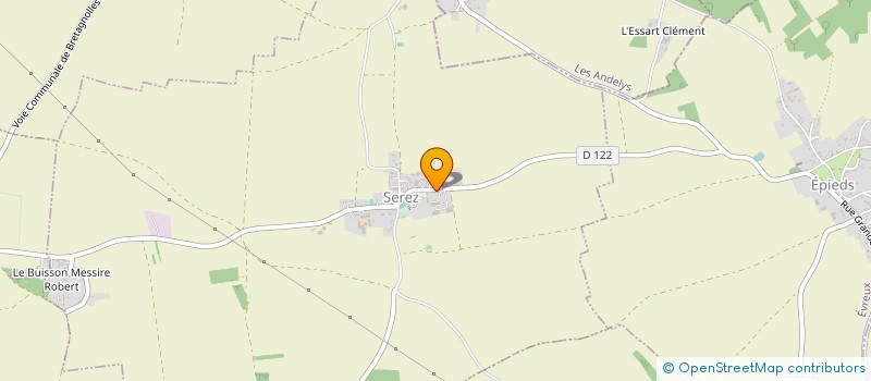 localisation de l'entreprise GROUPEMENT FONCIER AGRICOLE MARTIN  SEREZ