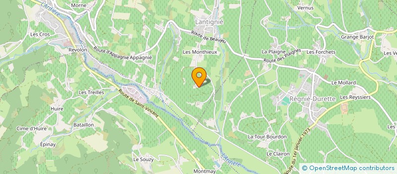 localisation de l'entreprise GROUPEMENT FONCIER AGRICOLE MAVINAN  LANTIGNIE