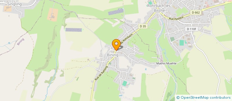 localisation de l'entreprise GROUPEMENT FONCIER AGRICOLE MEHLINGER MICHEL  PETIT-REDERCHING