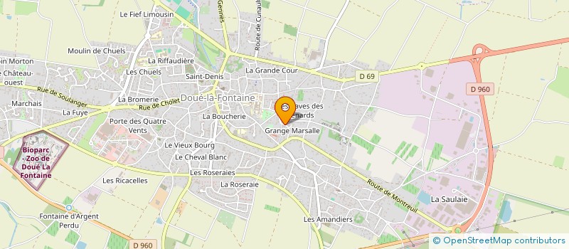 localisation de l'entreprise GROUPEMENT FONCIER AGRICOLE MELARIC  DOUE-EN-ANJOU