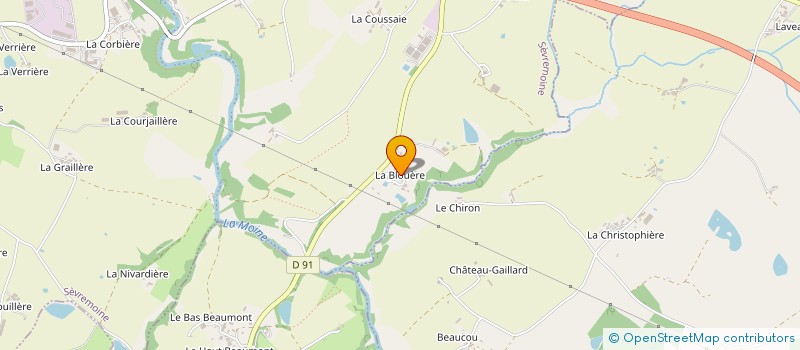 localisation de l'entreprise GROUPEMENT FONCIER AGRICOLE MENARD à SEVREMOINE