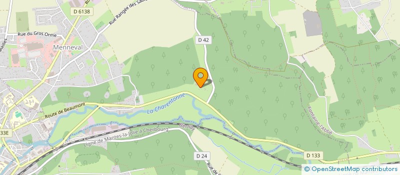 localisation de l'entreprise GROUPEMENT FONCIER AGRICOLE MENNEVAL-MONTAIGU  MENNEVAL