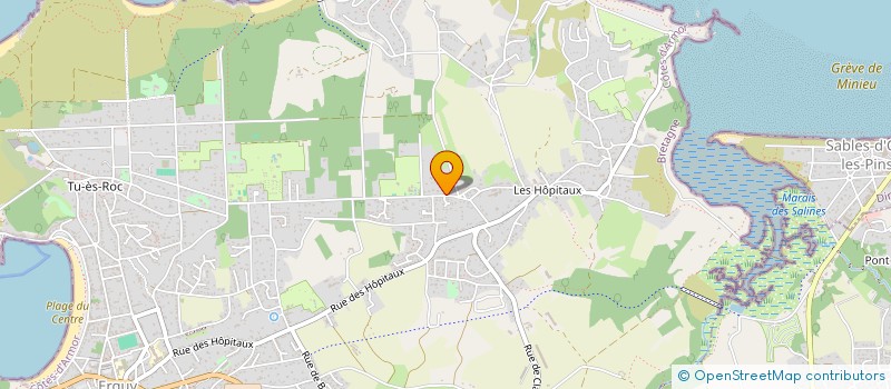 localisation de l'entreprise GROUPEMENT FONCIER AGRICOLE MESLAY  LAMBALLE-ARMOR