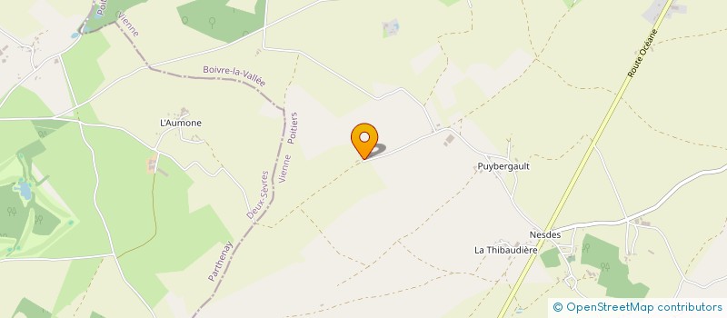 localisation de l'entreprise GROUPEMENT FONCIER AGRICOLE MILLET  BOIVRE-LA-VALLEE