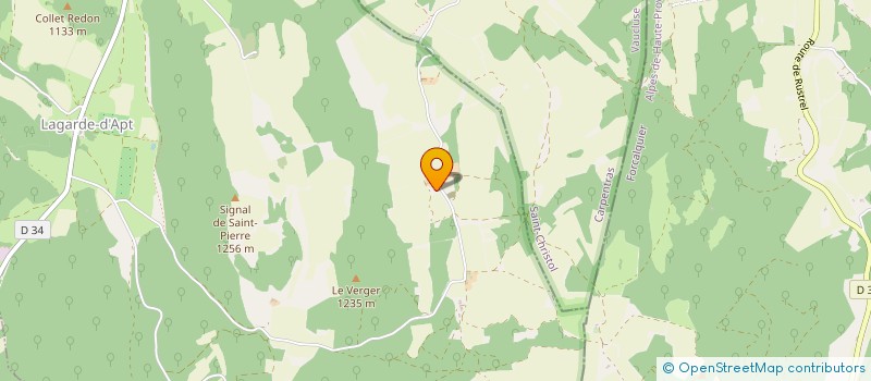 localisation de l'entreprise GROUPEMENT FONCIER AGRICOLE MORARD  LAGARDE D'APT