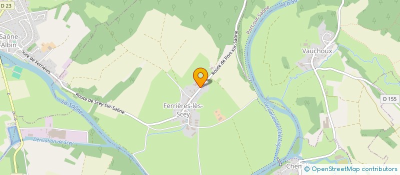 localisation de l'entreprise GROUPEMENT FONCIER AGRICOLE MOREL  FERRIERES-LES-SCEY