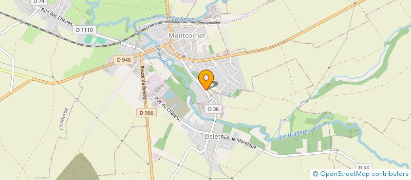 localisation de l'entreprise GROUPEMENT FONCIER AGRICOLE NICE - GFA NICE  MONTCORNET