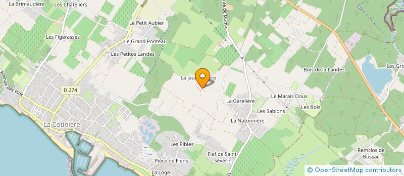 localisation de l'entreprise GROUPEMENT FONCIER AGRICOLE OLERINVEST  SAINT-PIERRE-D OLERON