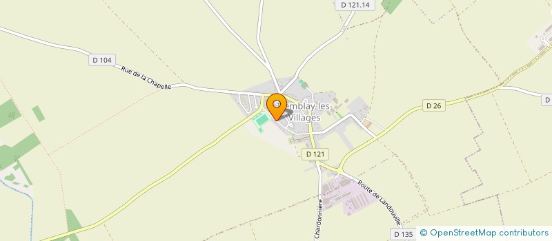localisation de l'entreprise GROUPEMENT FONCIER AGRICOLE PABRIJEAN à TREMBLAY-LES-VILLAGES