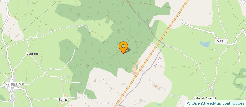 localisation de l'entreprise GROUPEMENT FONCIER AGRICOLE PACHAMAMA  PUYLAGARDE