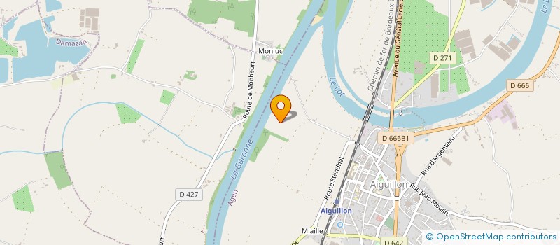 localisation de l'entreprise GROUPEMENT FONCIER AGRICOLE PAMPOULIE  NICOLE