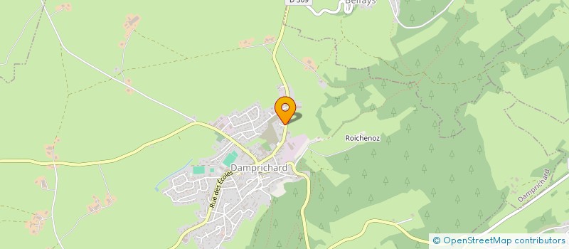 localisation de l'entreprise GROUPEMENT FONCIER AGRICOLE PARRENIN  DAMPRICHARD