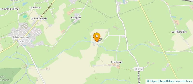 localisation de l'entreprise GROUPEMENT FONCIER AGRICOLE POIRIER  SAINTE GEMMES LE ROBERT