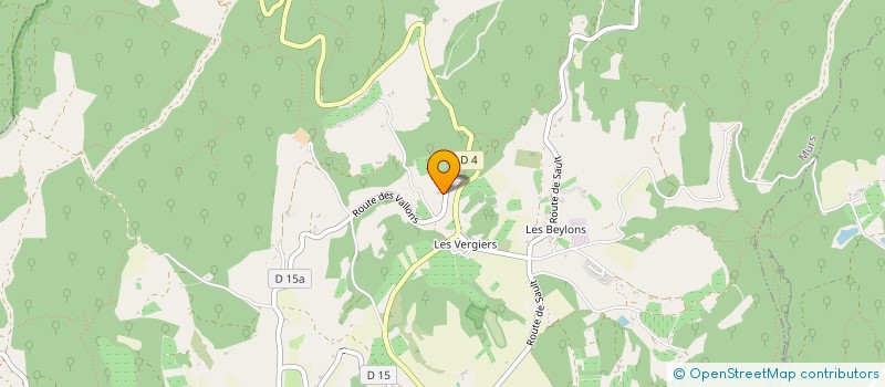 localisation de l'entreprise GROUPEMENT FONCIER AGRICOLE POMME D OR  GORDES