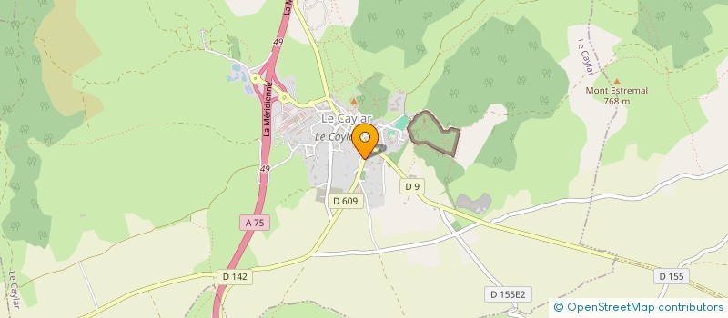 localisation de l'entreprise GROUPEMENT FONCIER AGRICOLE PRAGIN  LE CAYLAR