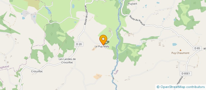 localisation de l'entreprise GROUPEMENT FONCIER AGRICOLE PUY MALY  BENAYES