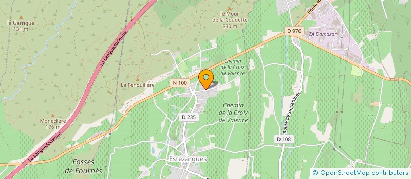 localisation de l'entreprise GROUPEMENT FONCIER AGRICOLE QUEYZAIRE  ESTEZARGUES