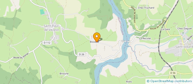 localisation de l'entreprise GROUPEMENT FONCIER AGRICOLE ROBERT FRERES  VEZELIN-SUR-LOIRE