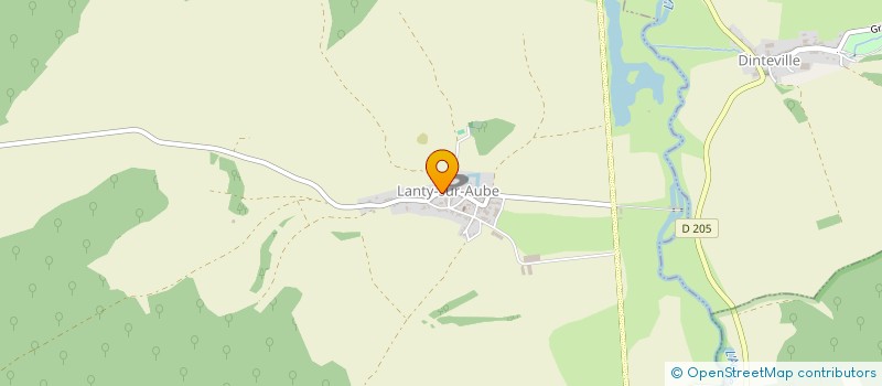 localisation de l'entreprise GROUPEMENT FONCIER AGRICOLE ROGER - ROUSSEAU à LANTY-SUR-AUBE