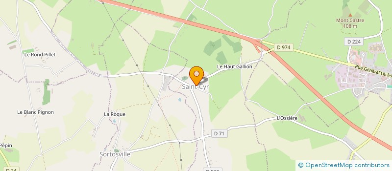 localisation de l'entreprise GROUPEMENT FONCIER AGRICOLE ROLLAND AM  SAINT-CYR