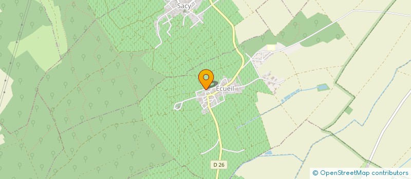 localisation de l'entreprise GROUPEMENT FONCIER AGRICOLE ROSELYNE ANSELME  ECUEIL