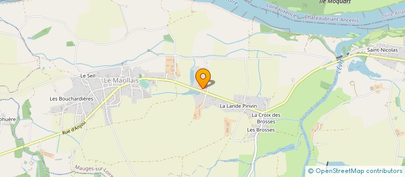 localisation de l'entreprise GROUPEMENT FONCIER AGRICOLE S.P  MAUGES-SUR-LOIRE