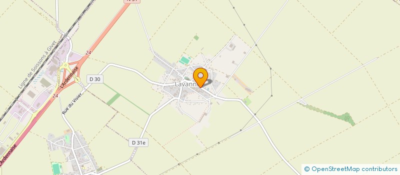 localisation de l'entreprise GROUPEMENT FONCIER AGRICOLE SAINT ANDRE  LAVANNES