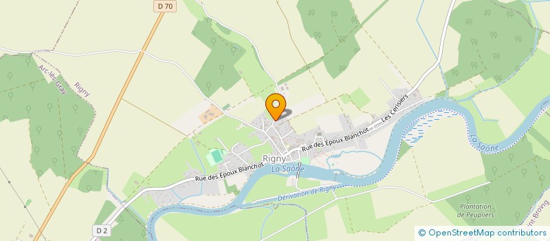 localisation de l'entreprise GROUPEMENT FONCIER AGRICOLE SAINT LAURENT  RIGNY