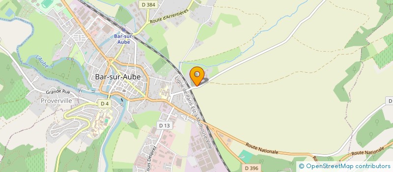 localisation de l'entreprise GROUPEMENT FONCIER AGRICOLE SAINT NICOLAS  BAR-SUR-AUBE