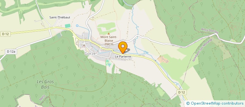 localisation de l'entreprise GROUPEMENT FONCIER AGRICOLE SAINTE-CATHERINE  GORZE