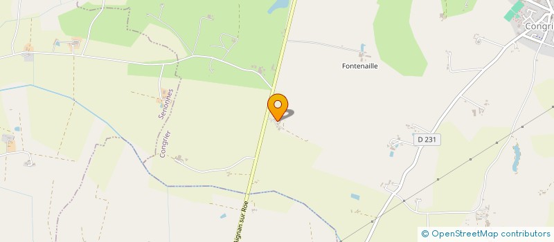 localisation de l'entreprise GROUPEMENT FONCIER AGRICOLE SCJB  CONGRIER