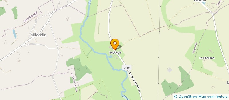 localisation de l'entreprise GROUPEMENT FONCIER AGRICOLE SENY DE BEAUVOIR  VILLECELIN
