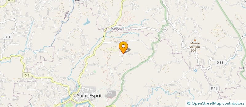 localisation de l'entreprise GROUPEMENT FONCIER AGRICOLE TERRE WANA  SAINT-ESPRIT