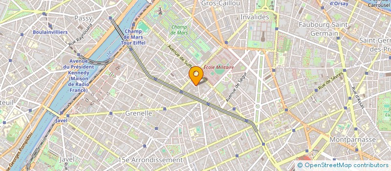 localisation de l'entreprise GROUPEMENT FONCIER AGRICOLE TOSCANE  PARIS