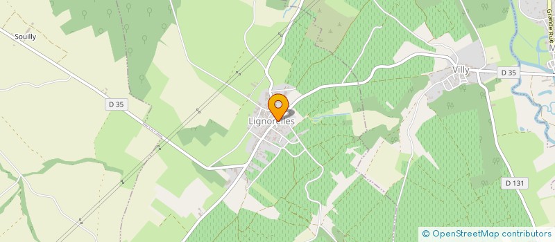 localisation de l'entreprise GROUPEMENT FONCIER AGRICOLE TREMBLAY-CARTAUT  LIGNORELLES