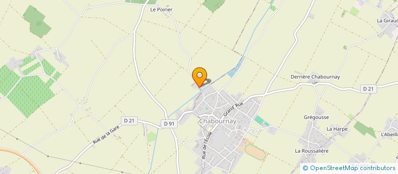 localisation de l'entreprise GROUPEMENT FONCIER AGRICOLE TURPEAU  CHABOURNAY