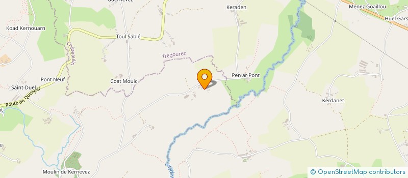 localisation de l'entreprise GROUPEMENT FONCIER AGRICOLE TY JACQ  LANGOLEN