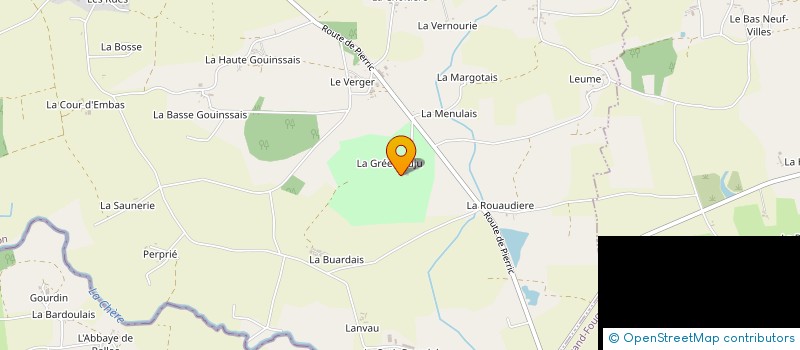 localisation de l'entreprise GROUPEMENT FONCIER AGRICOLE TY R'NAO  SAINTE ANNE SUR VILAINE