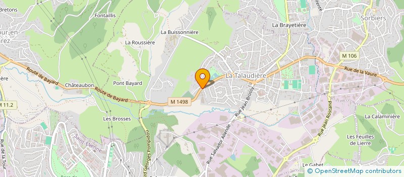 localisation de l'entreprise GROUPEMENT FONCIER AGRICOLE UHLRICH - MASSACRIER  LA TALAUDIERE