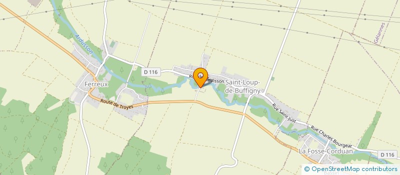 localisation de l'entreprise GROUPEMENT FONCIER AGRICOLE VALLOIS  SAINT-LOUP-DE-BUFFIGNY