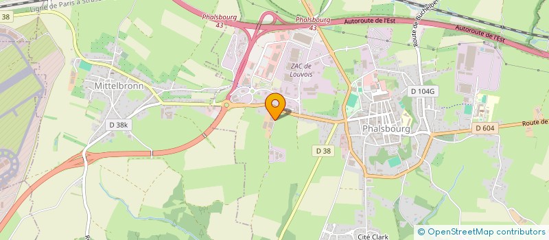 localisation de l'entreprise GROUPEMENT FONCIER AGRICOLE VAUBAN  PHALSBOURG