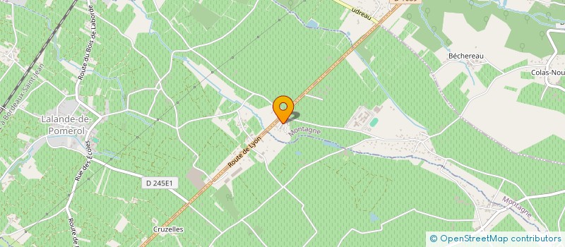 localisation de l'entreprise GROUPEMENT FONCIER AGRICOLE VIGNOBLE HENRI GARDE  MONTAGNE