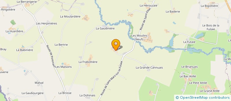 localisation de l'entreprise GROUPEMENT FONCIER AGRICOLE VILLARY  SAINT-ELLIER-DU-MAINE