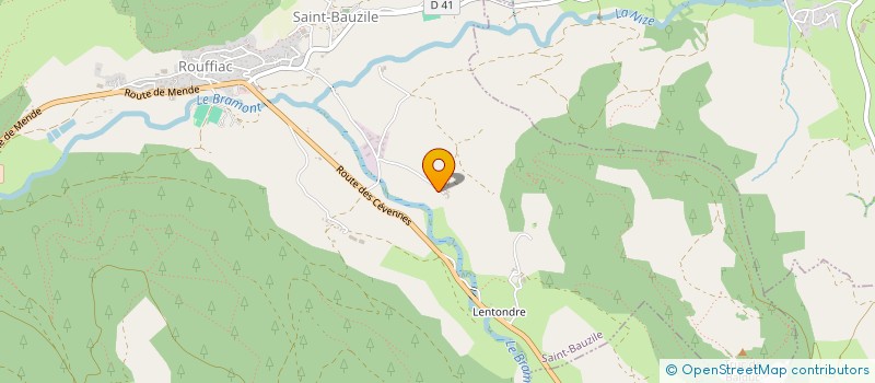 localisation de l'entreprise GROUPEMENT FONCIER AGRICOLE VILLENEUVE 48  CHASTEL-NOUVEL